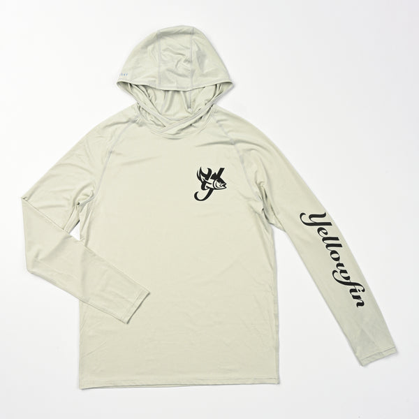 Silver Hooded Long Sleeve
