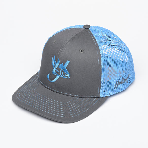 Gray & Carolina Trucker Hat
